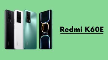 Xiaomi Redmi K60E First Look